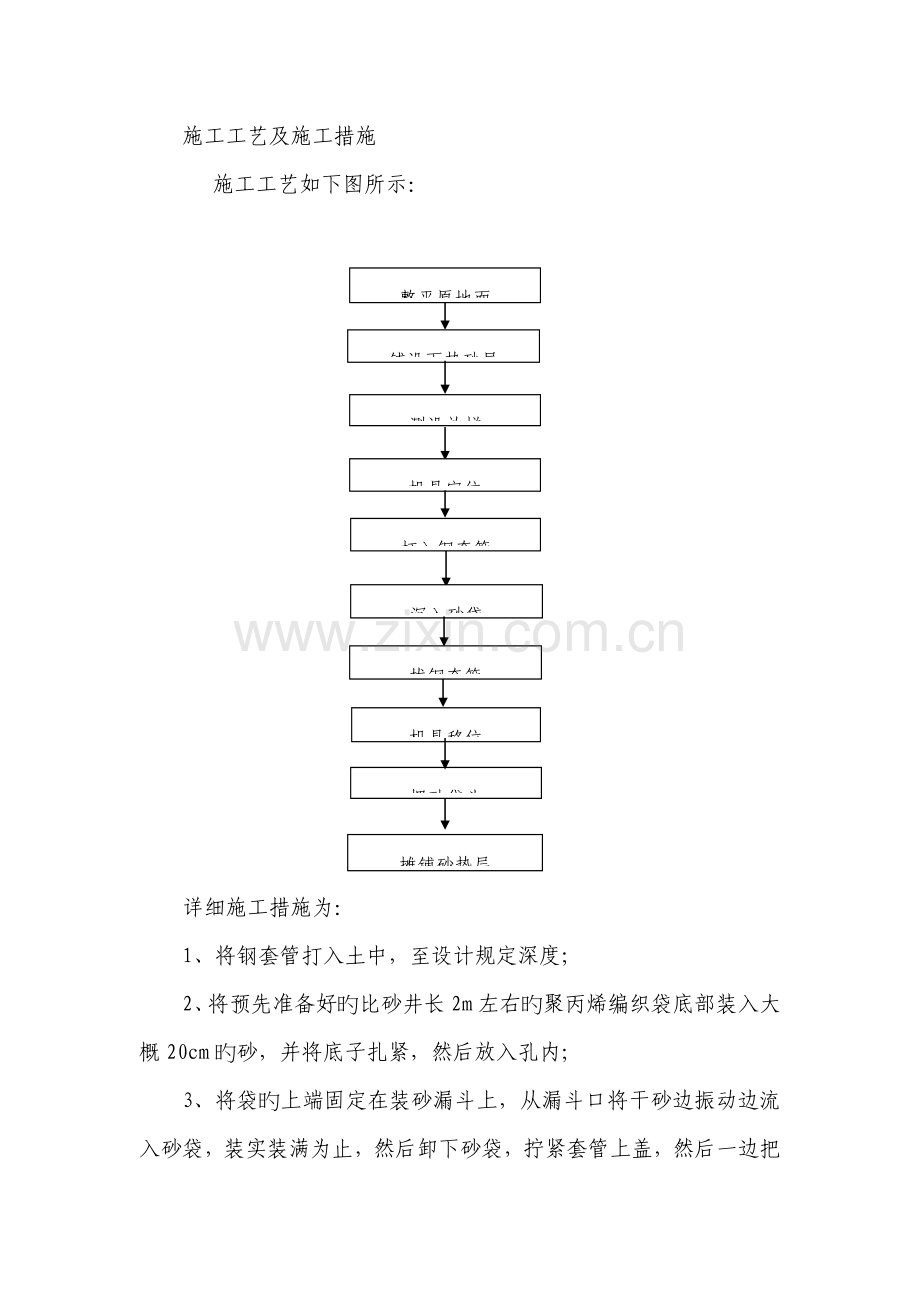 袋装砂井施工工艺及施工方法.doc_第1页