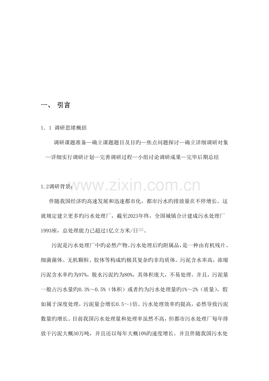 给水排水社会实践调研报告.docx_第2页