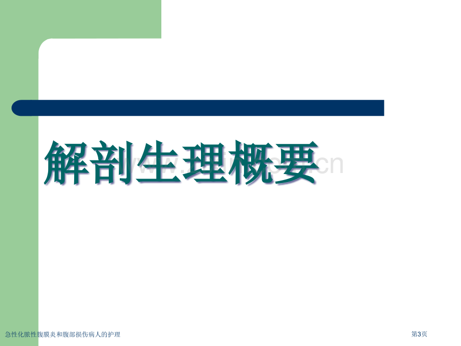 急性化脓性腹膜炎和腹部损伤病人的护理.pptx_第3页