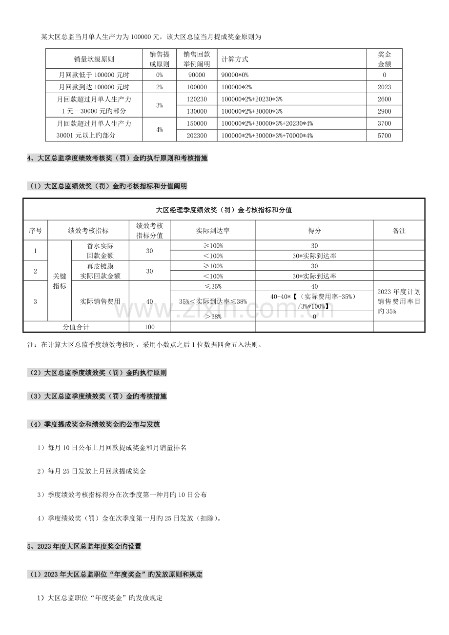 销售部大区总监薪酬设计方案(新)模板.doc_第2页