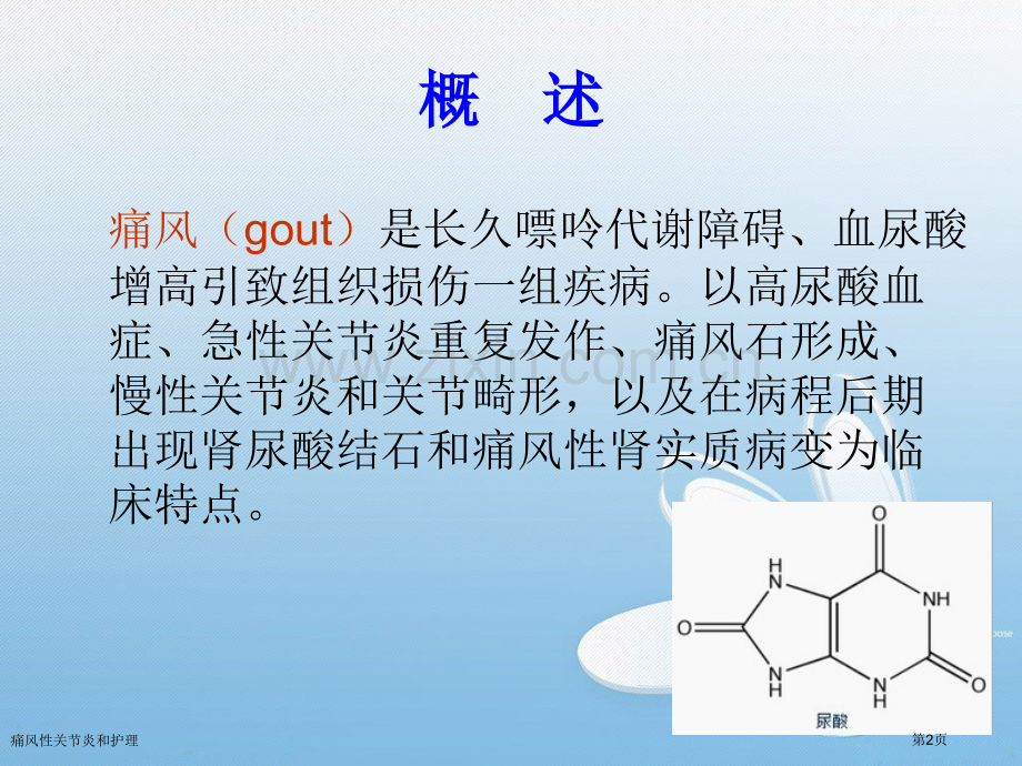 痛风性关节炎和护理.pptx_第2页