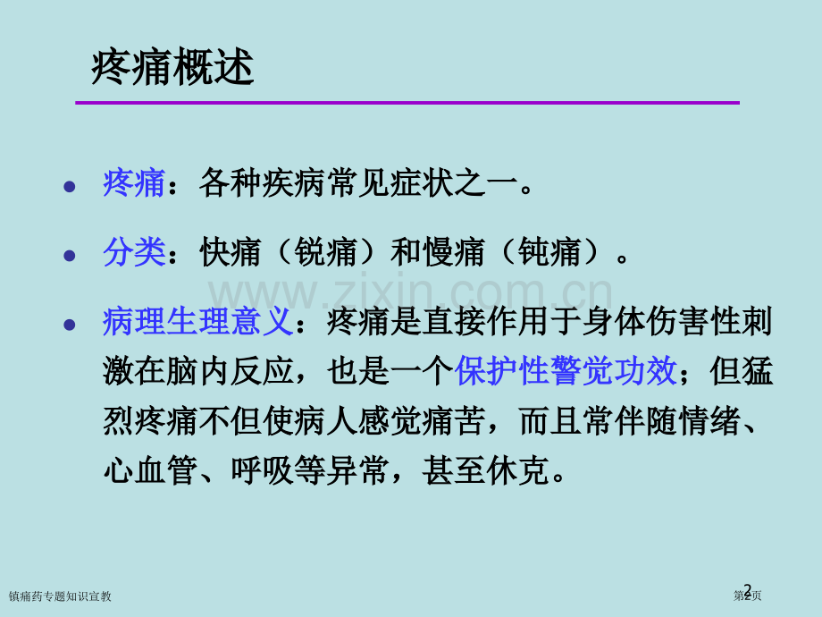 镇痛药专题知识宣教专家讲座.pptx_第2页