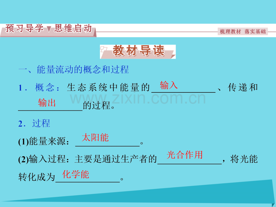 2017高中同步生物生态系统是一个相对稳定的系统课时2生态系统中的能量流动生态系统中的物质循环.pptx_第3页