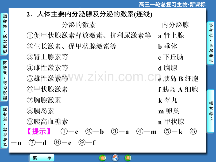 2015课堂新坐标高考生物大一轮复习配套必修3激素调节及与神经调节关系.pptx_第3页