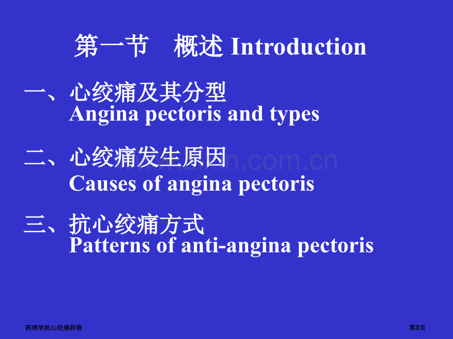 药理学抗心绞痛药物专家讲座.pptx_第3页