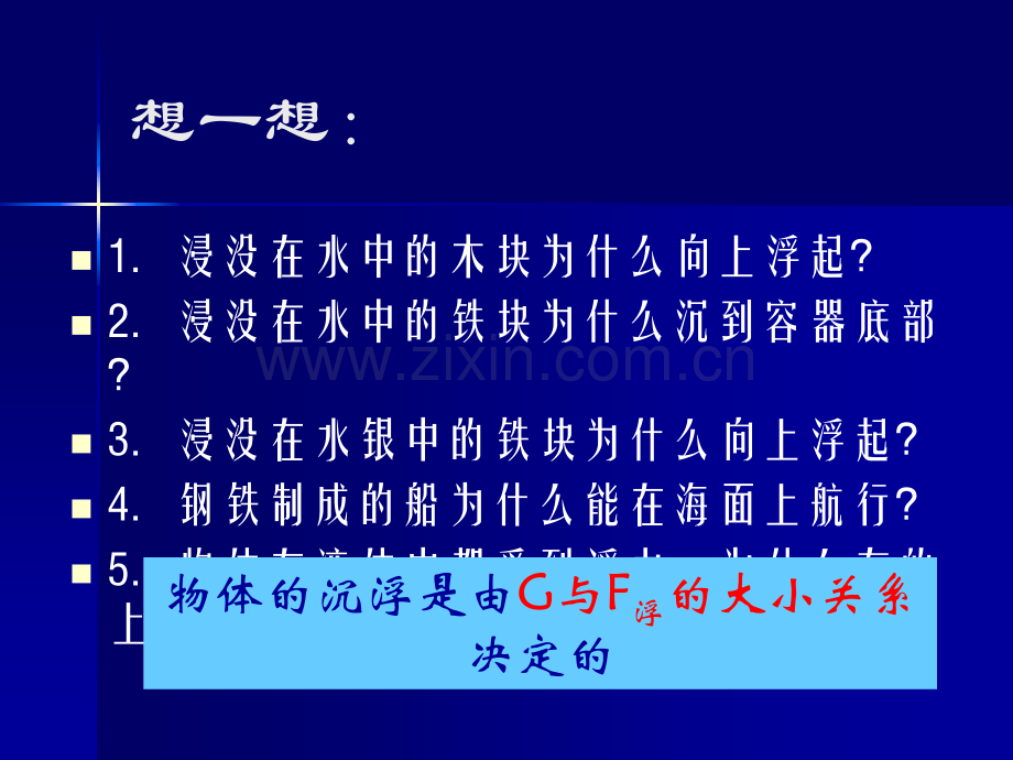 3物体的浮沉条件及应用解析.pptx_第1页