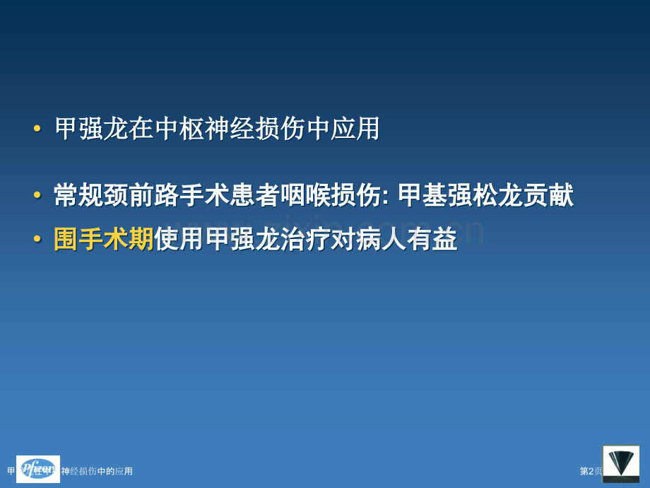 甲强龙在中枢神经损伤中的应用专家讲座.pptx_第2页