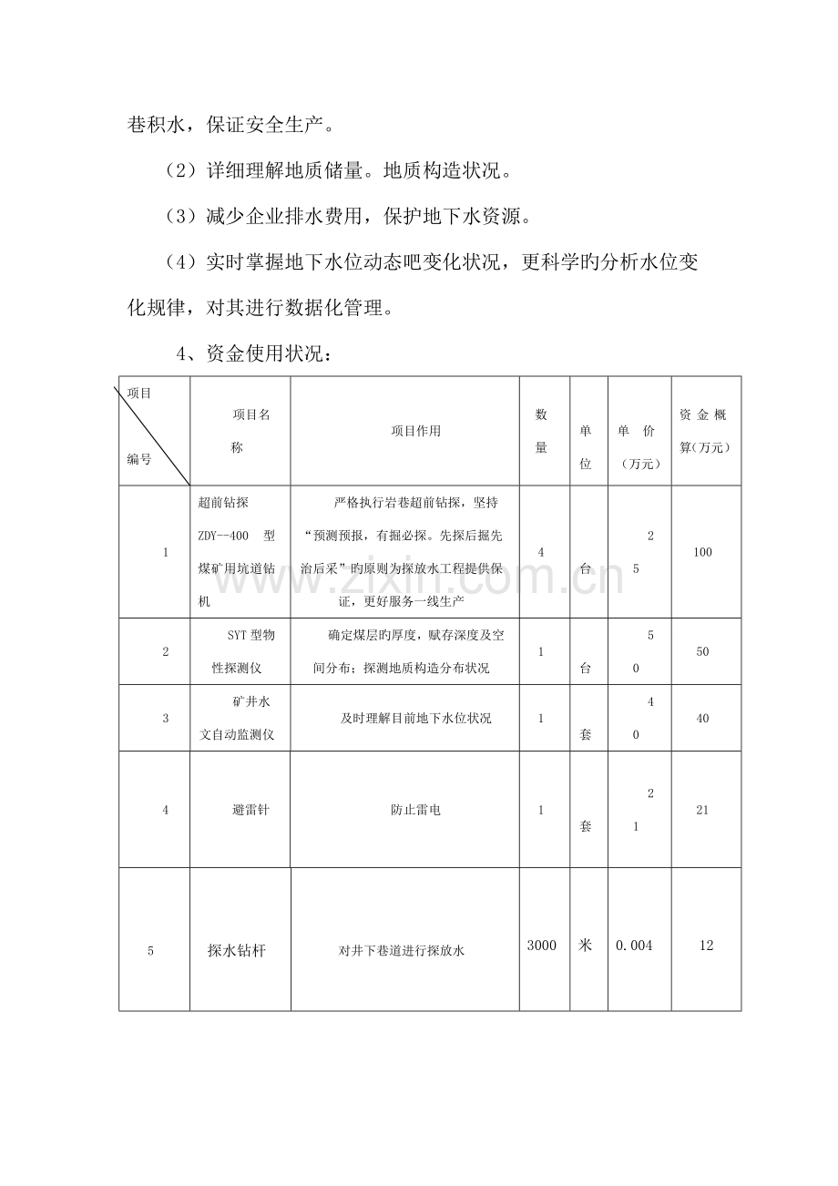 防治水工作计划资金预算.doc_第2页