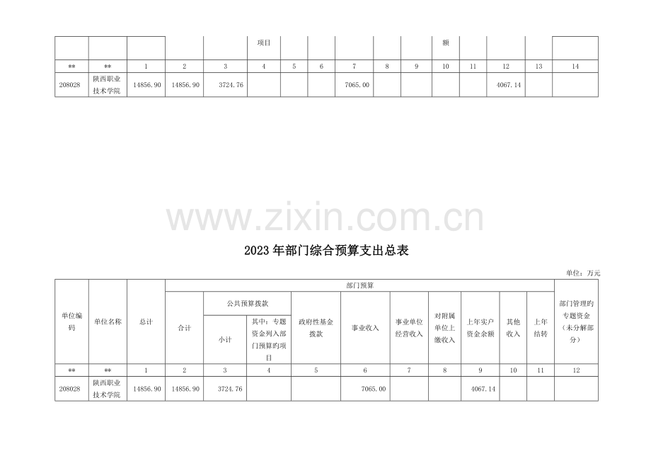 部门综合预算收支总表.doc_第3页