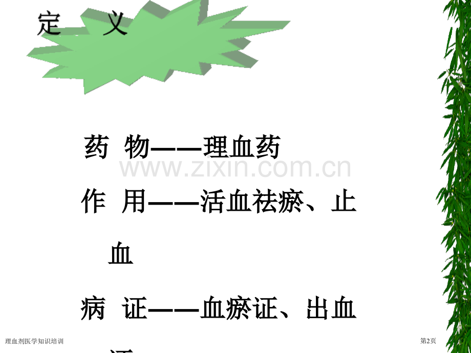 理血剂医学知识培训专家讲座.pptx_第2页