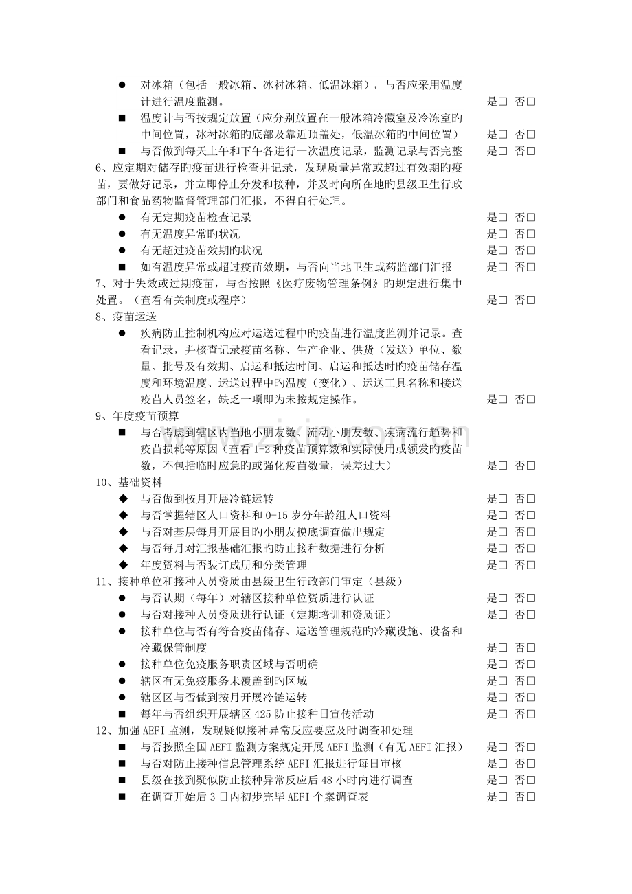 预防接种工作规范管理自查表范文.doc_第3页