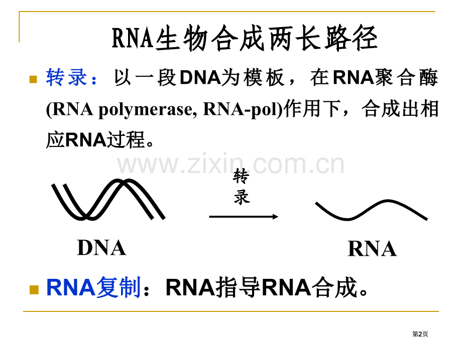 简化RNA的生物合成公开课一等奖优质课大赛微课获奖课件.pptx_第2页