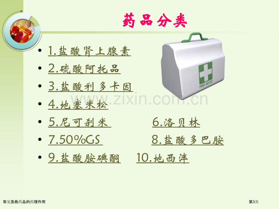 常见急救药品的药理作用.pptx_第3页