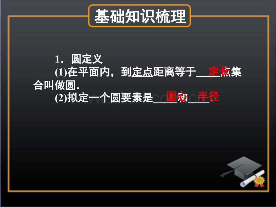 圆方程专题培训市公开课金奖市赛课一等奖课件.pptx_第2页