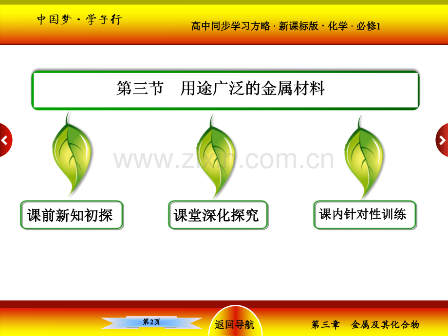 2015高一化学必修133用途广泛的金属材料.pptx_第2页