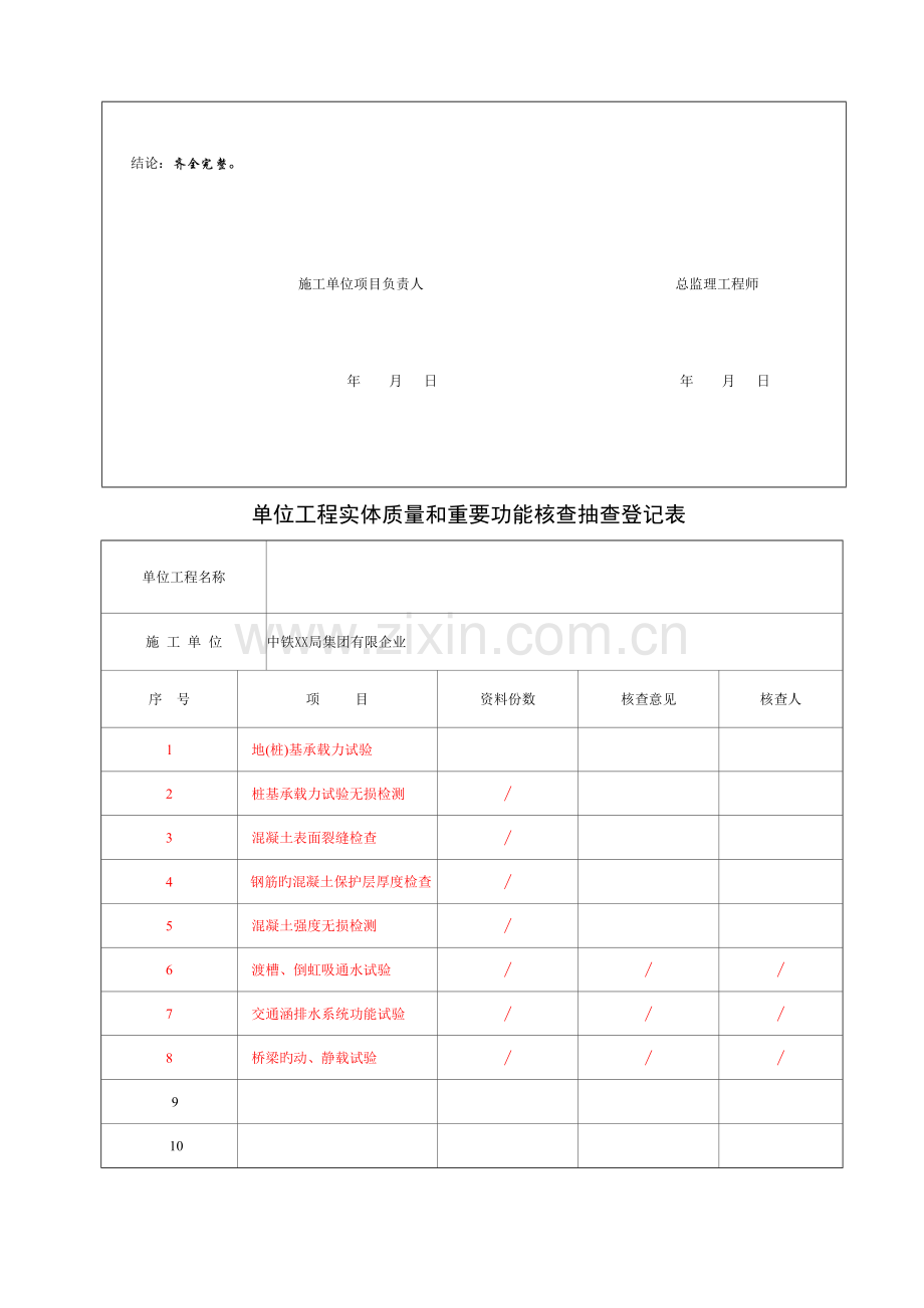 涵洞分部分项工程验收记录表.doc_第3页