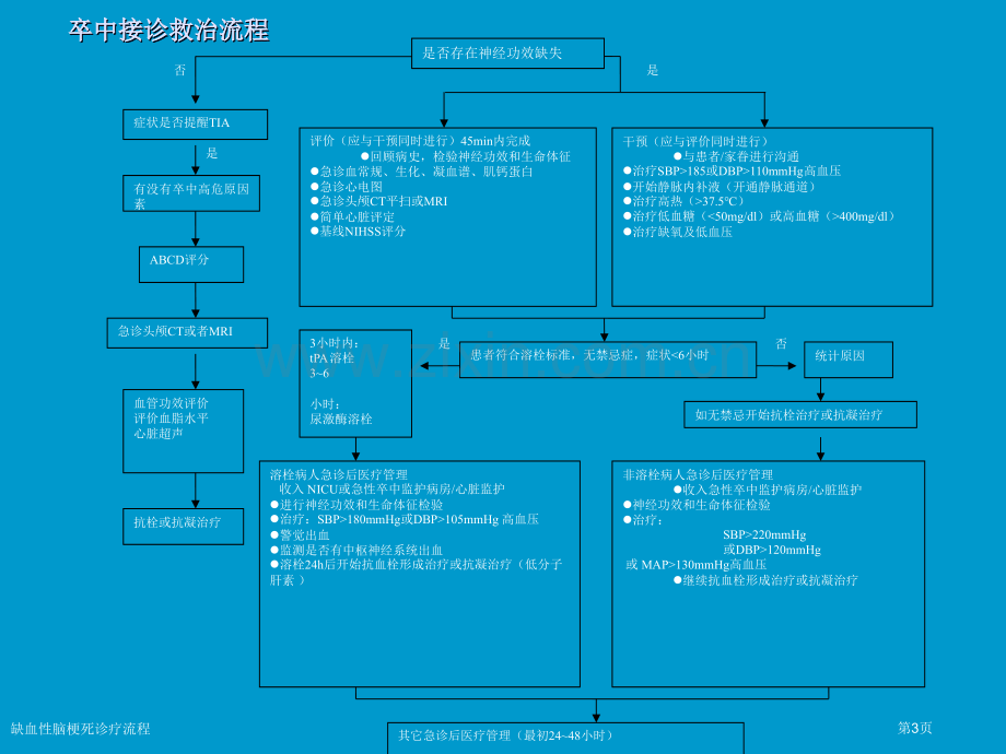 缺血性脑梗死诊疗流程专家讲座.pptx_第3页