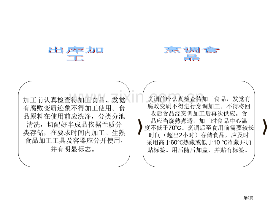 学校食堂的食品加工流程图公开课一等奖优质课大赛微课获奖课件.pptx_第2页