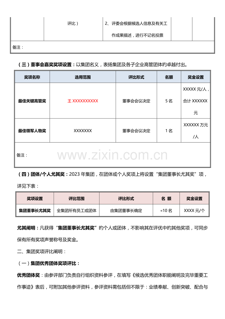 集团公司表彰实施方案.doc_第2页