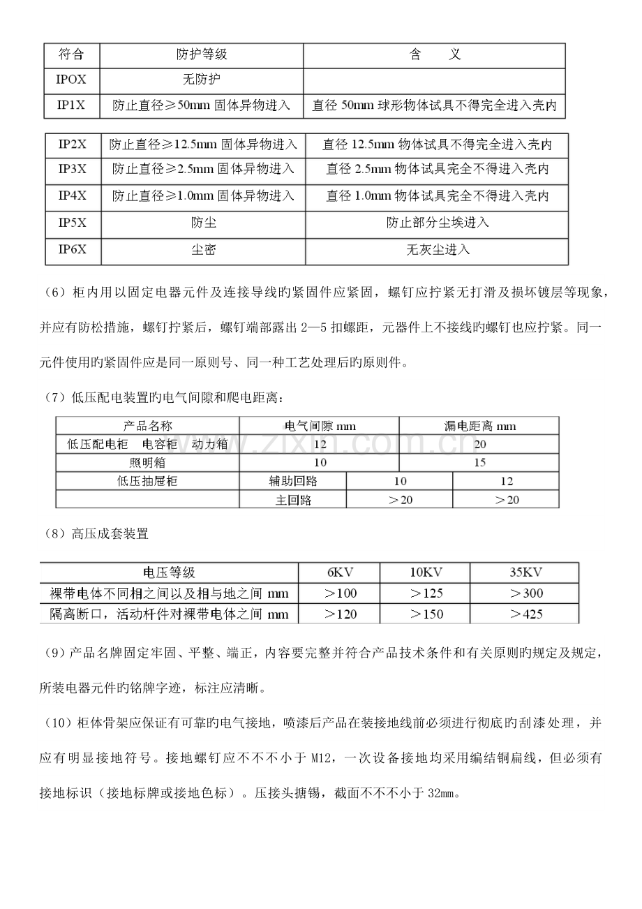 配电柜生产工艺标准.docx_第2页