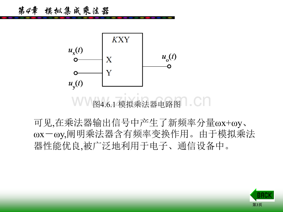 模拟集成乘法器在信号处理方面中的应用市公开课金奖市赛课一等奖课件.pptx_第3页