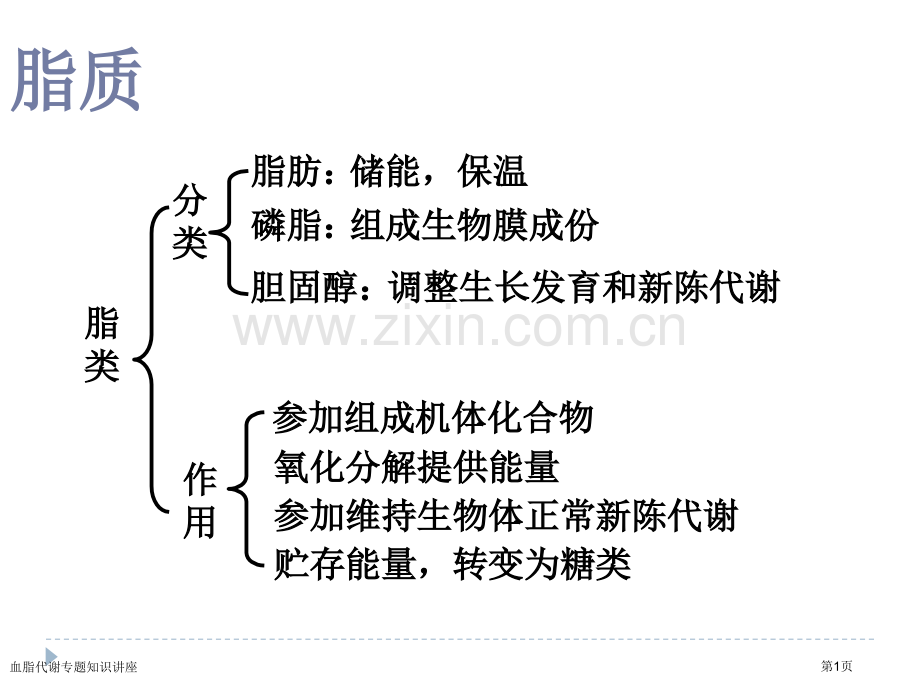 血脂代谢专题知识讲座专家讲座.pptx_第1页