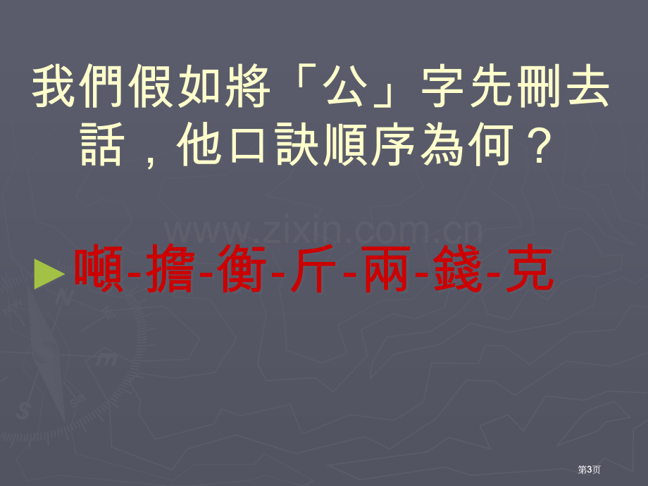 重量单位换算定位板教学示例公开课一等奖优质课大赛微课获奖课件.pptx_第3页