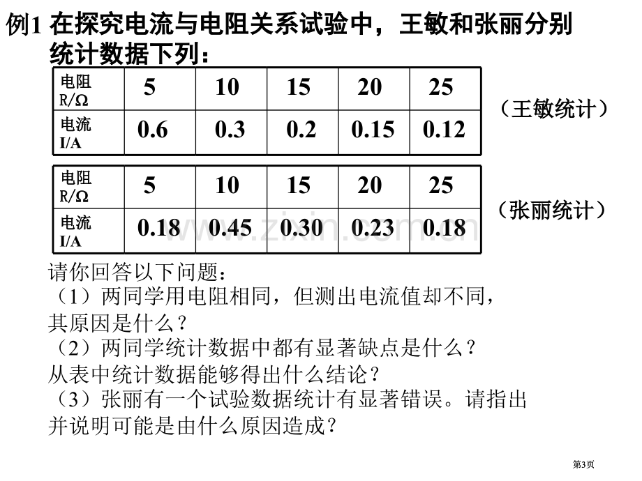 物理电学实验专题公开课一等奖优质课大赛微课获奖课件.pptx_第3页