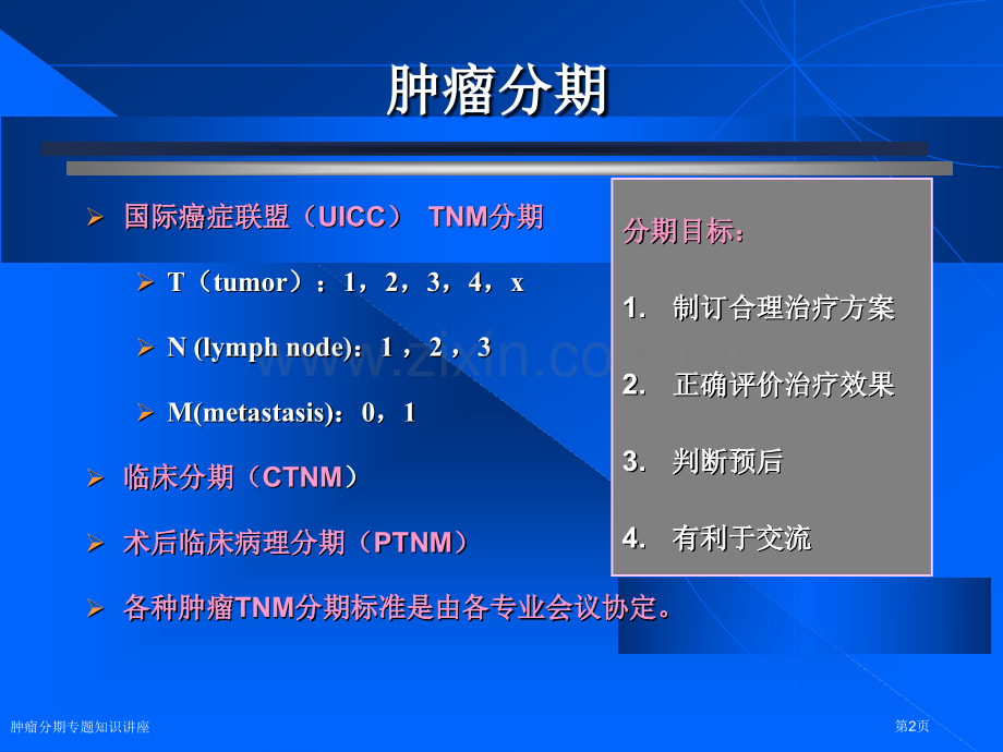 肿瘤分期专题知识讲座专家讲座.pptx_第2页