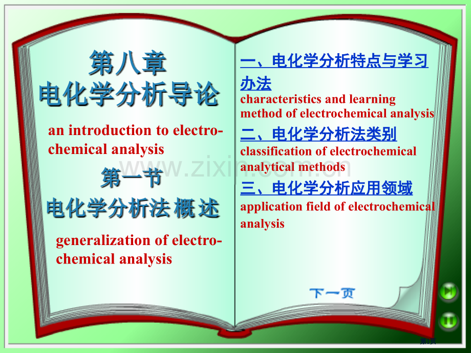 电化学分析导论公开课一等奖优质课大赛微课获奖课件.pptx_第1页