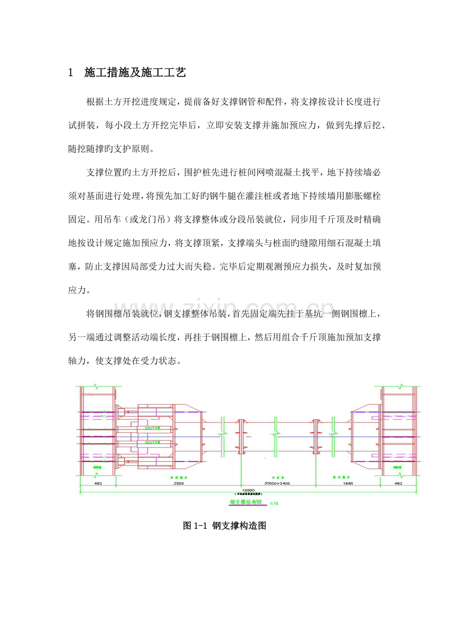 钢支撑安装工艺流程.docx_第1页