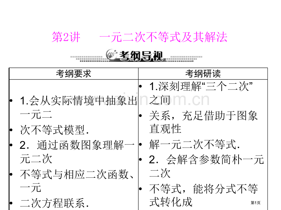 能将分式不等式转化成整式不等式要明确方程的市公开课金奖市赛课一等奖课件.pptx_第1页