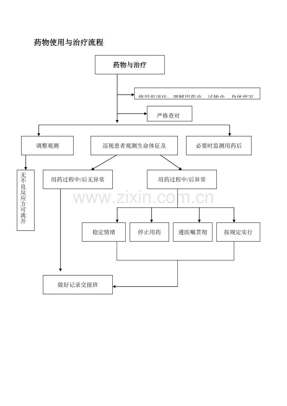 观察和处置患者用药与治疗反应的制度与流程.doc_第3页