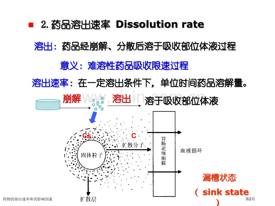 药物的溶出速率和其影响因素.pptx_第2页