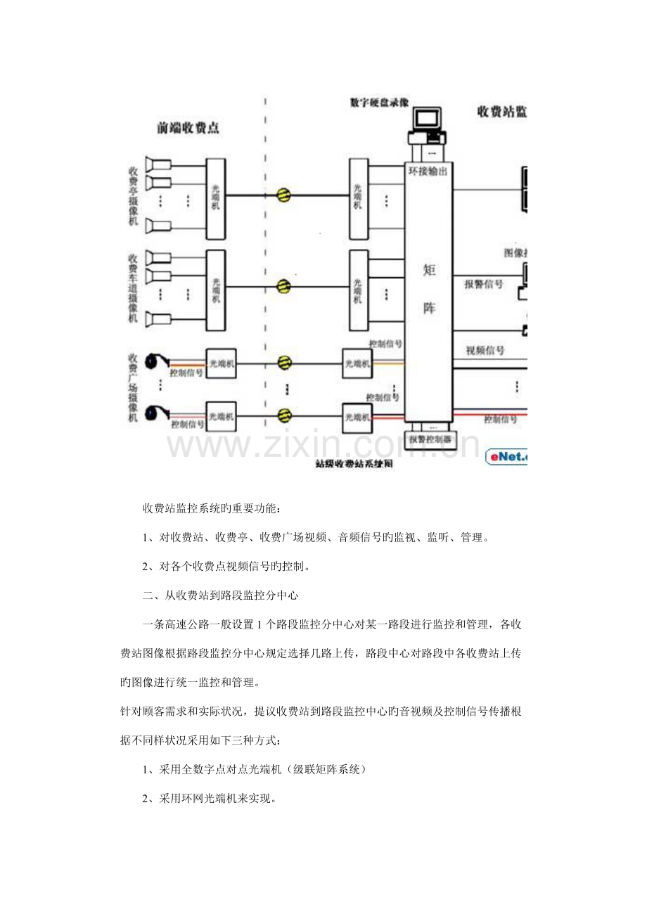 高速公路视频多级联网监控解决方案.doc_第3页