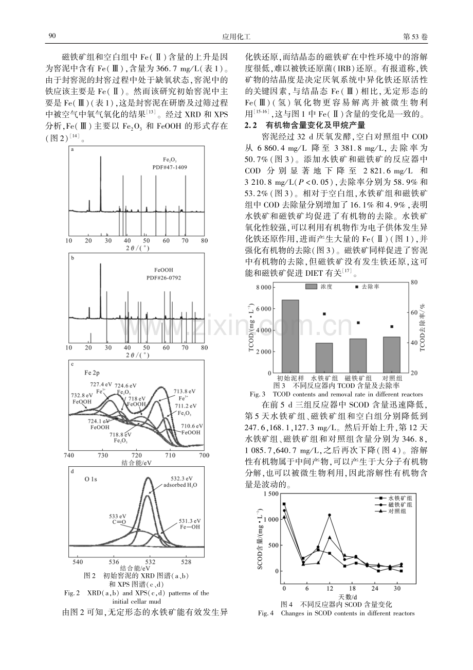 不同铁矿物对酱香型白酒封窖泥厌氧消化的影响.pdf_第3页