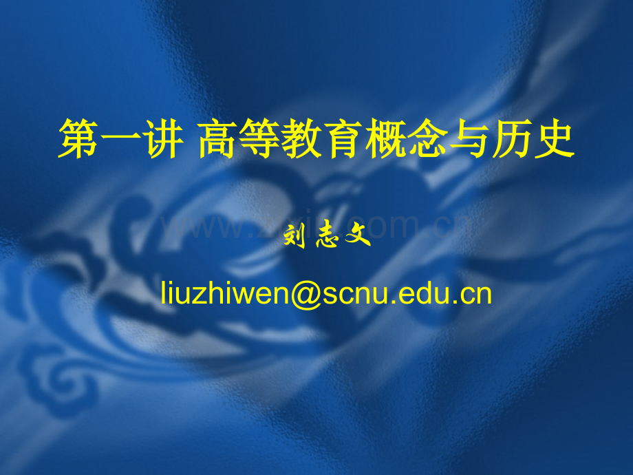 高等教育概念与历史分析.pptx_第1页