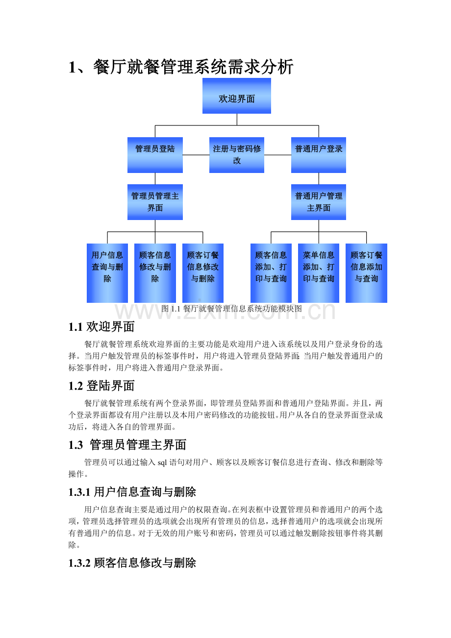 餐饮就餐管理系统设计.doc_第3页