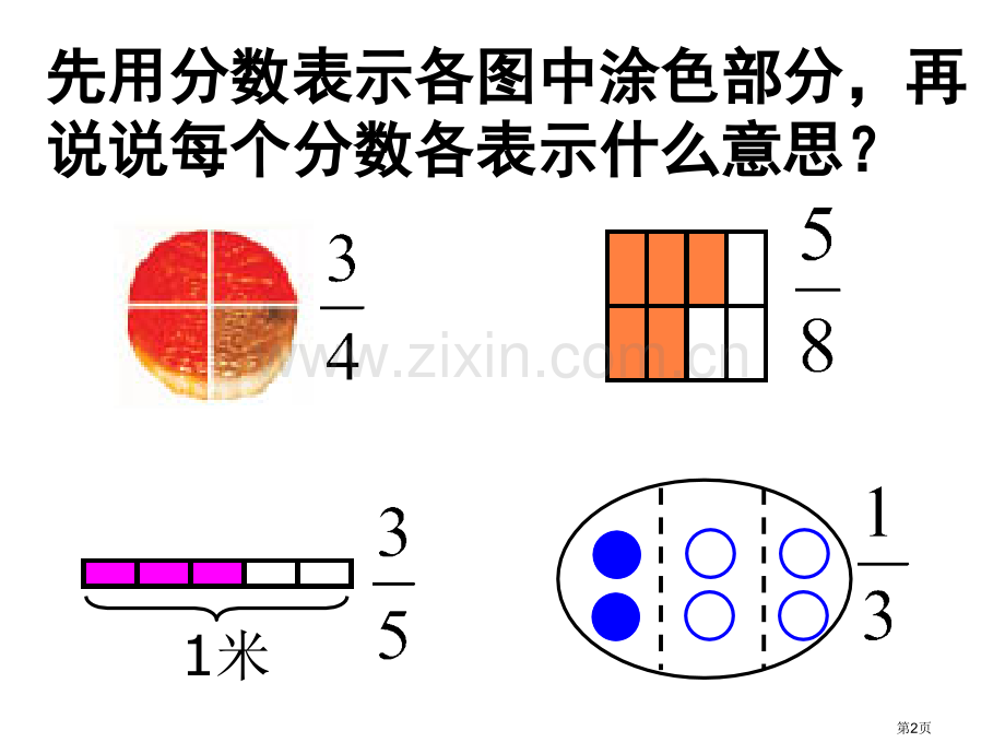 人教版第1课时-分数的意义市公开课金奖市赛课一等奖课件.pptx_第2页