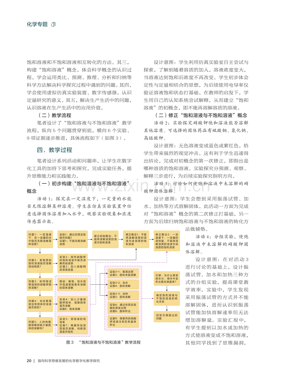 指向科学思维发展的化学数字化教学探究——以“饱和溶液与不饱和溶液”为例.pdf_第3页