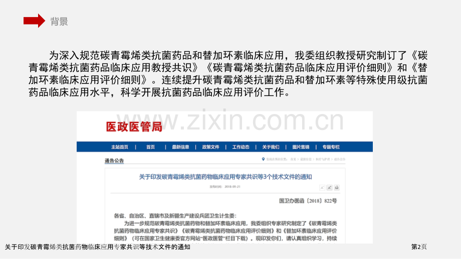 关于印发碳青霉烯类抗菌药物临床应用专家共识等技术文件的通知.pptx_第2页