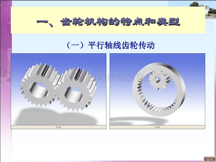 齿轮机构的齿廓啮合基本规律特点和类型.pptx_第1页