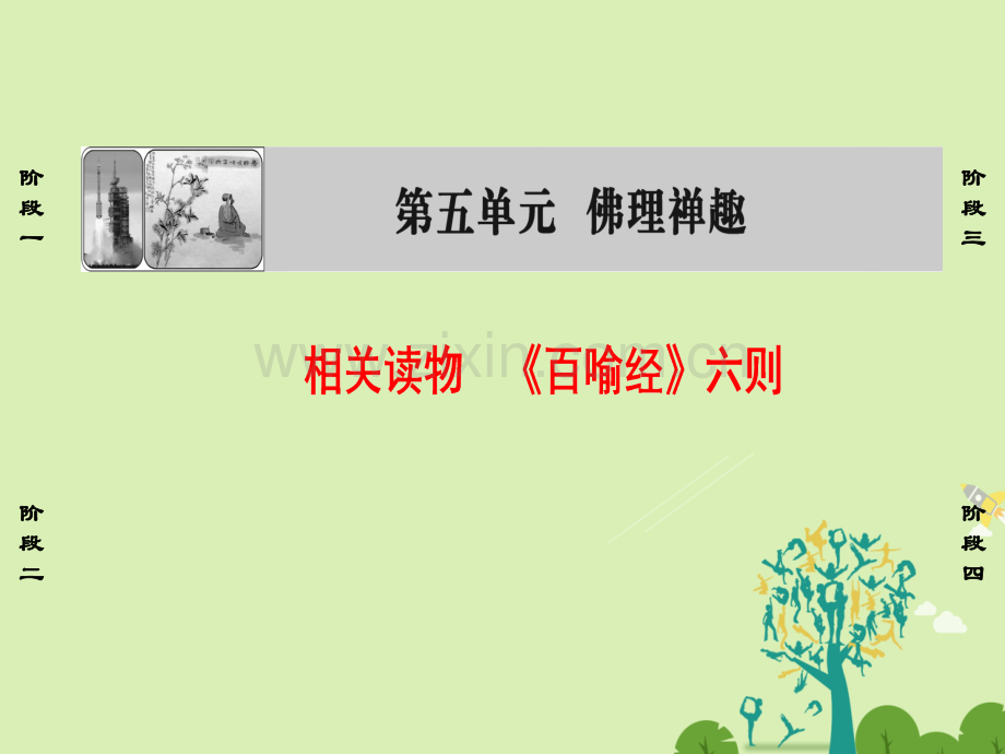 课堂新坐标2016高中语文相关读物百喻经六则新人教版选修中国文化研读.pptx_第1页