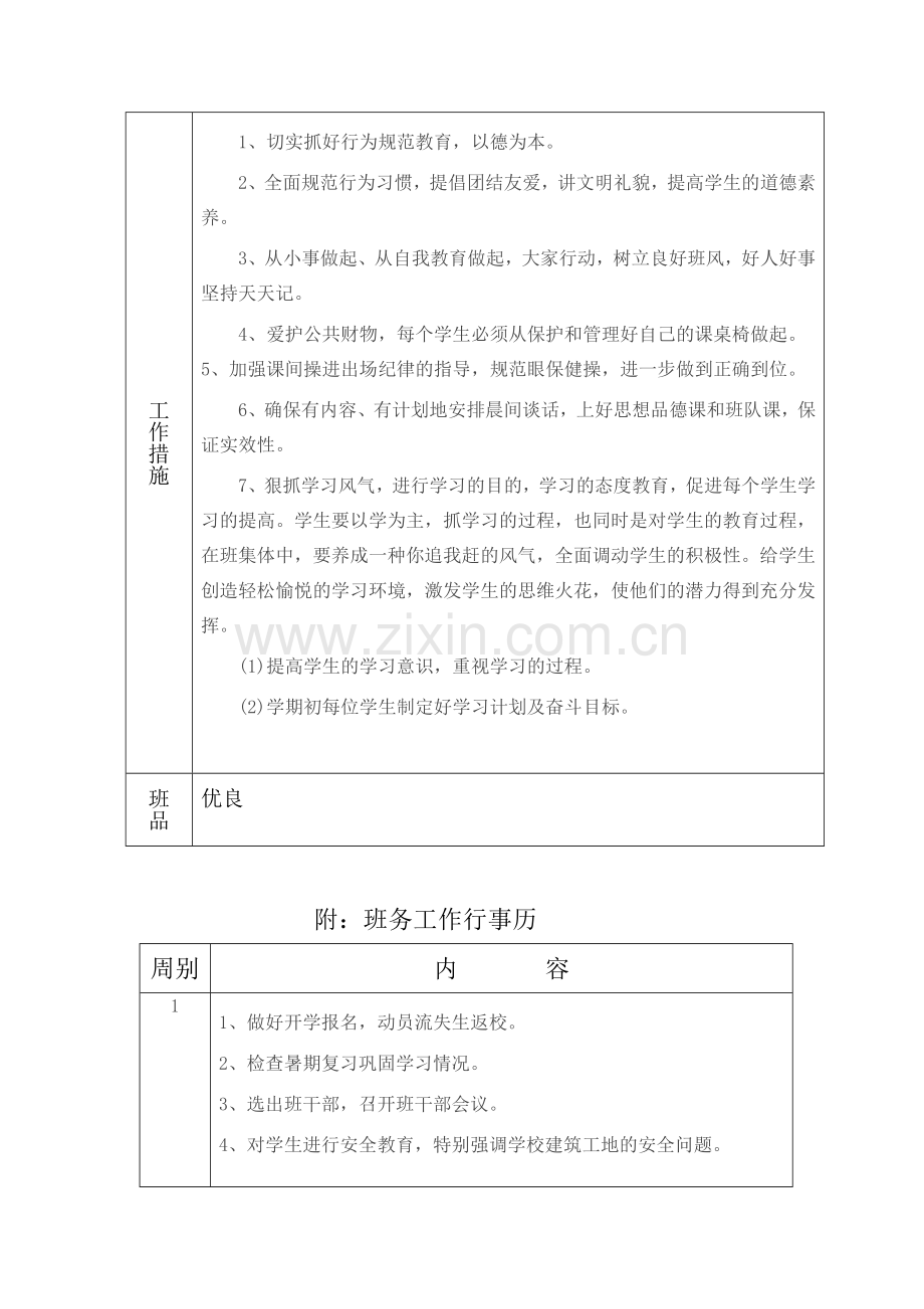 班主任工作计划样表.doc_第2页