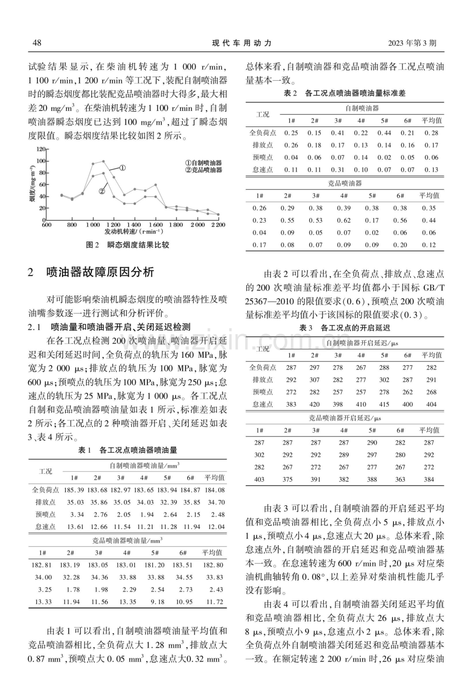 柴油机负荷阶跃试验烟大故障分析.pdf_第2页