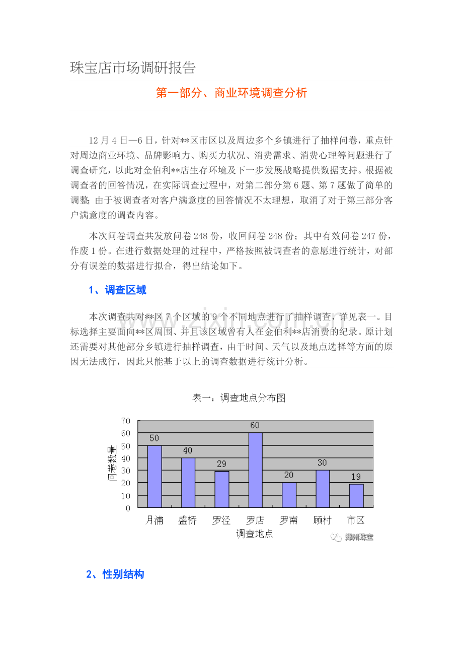 珠宝店市场调研报告文档.doc_第1页