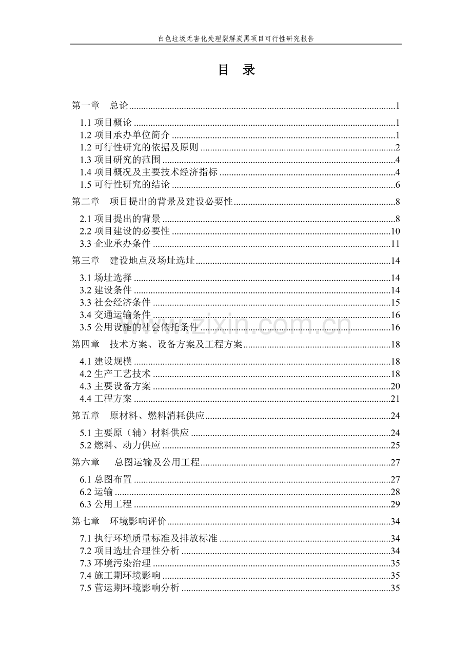 白色垃圾无害化处理裂解炭黑项目可行性研究报告.doc_第2页