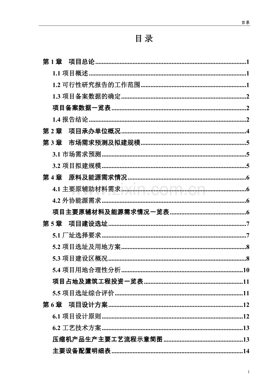 压缩机项目可行性研究报告.doc_第2页