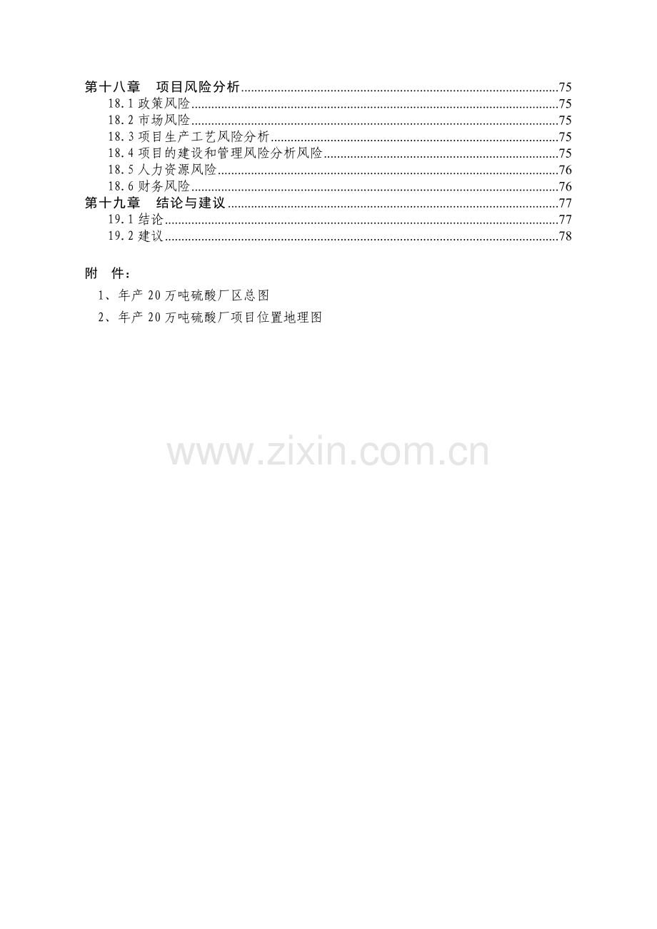 20万吨硫铁矿制硫酸项目可行性研究报告.doc_第3页