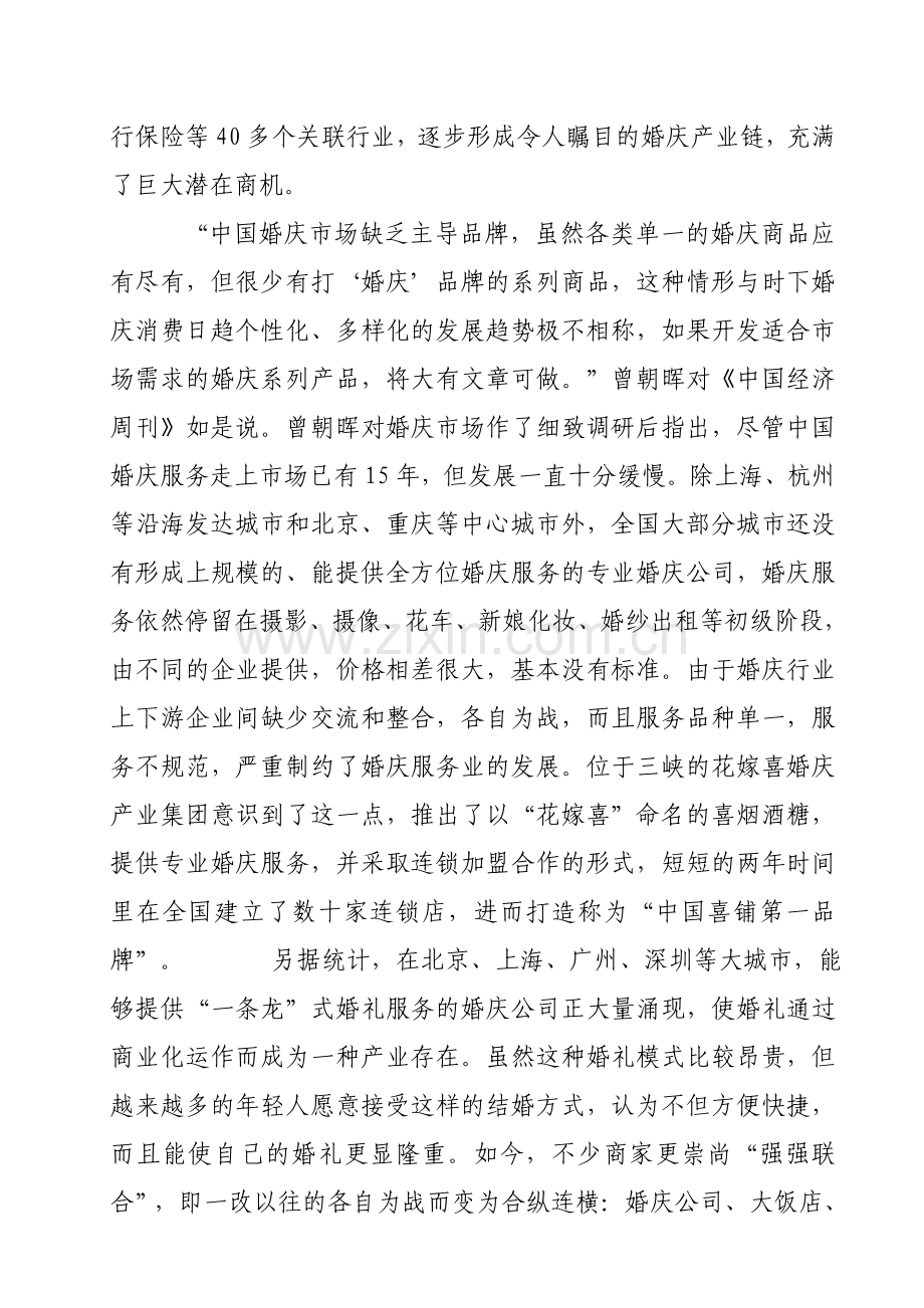 伊甸园婚庆项目可行性分析研究报告3.doc_第3页